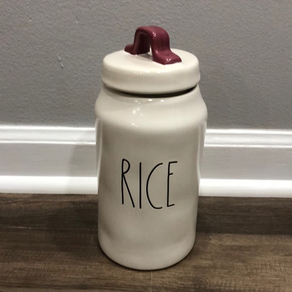 Rae Dunn Kitchen Rae Dunn Rice Slim Canister Poshmark